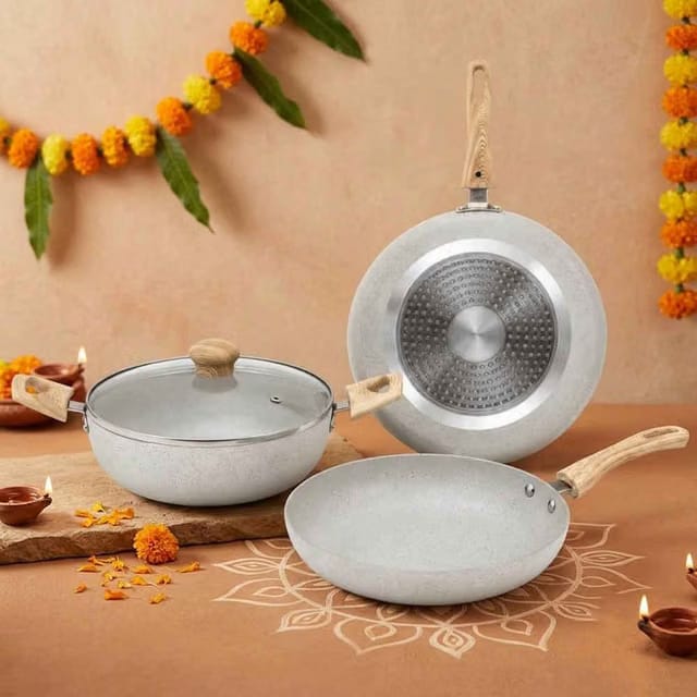 Majestic 4 Pcs Set Dosa Tawa 25.5cm