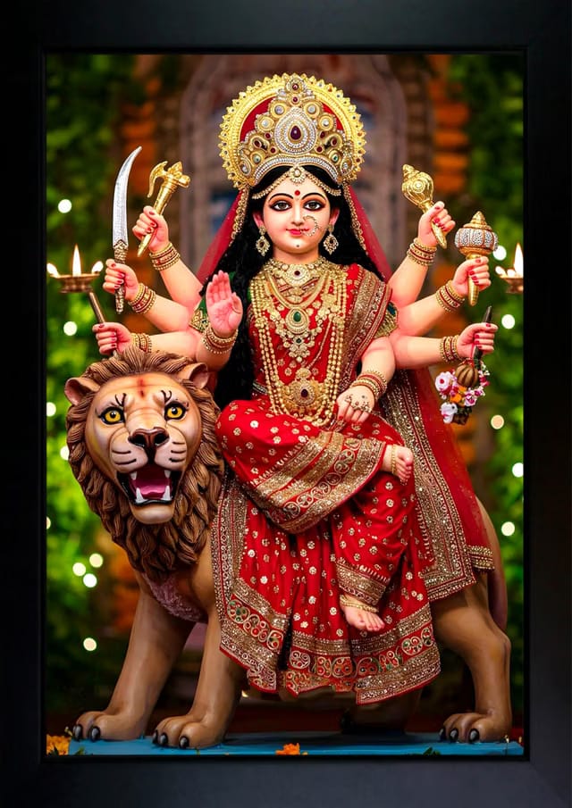 Maa Durga Photo Frame