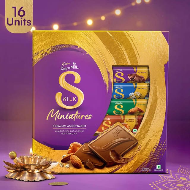 Cadbury Dairy Milk Silk Miniatures Premium Assorted Chocolate Gift pack