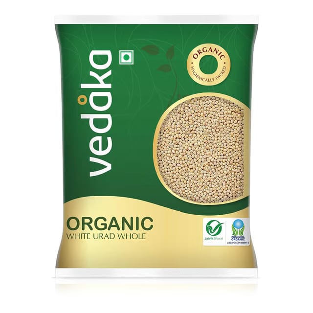 Vedaka Organic White Urad Dal Whole
