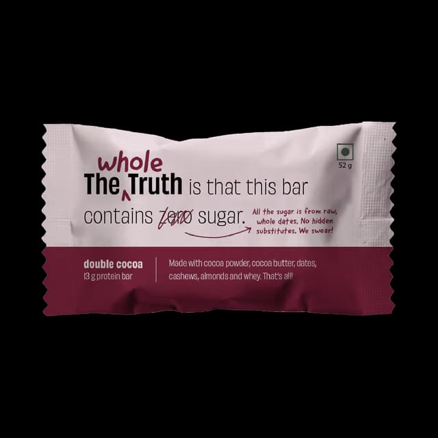 The Whole Truth Double Cocoa Protein Bar (Date Sweetened)