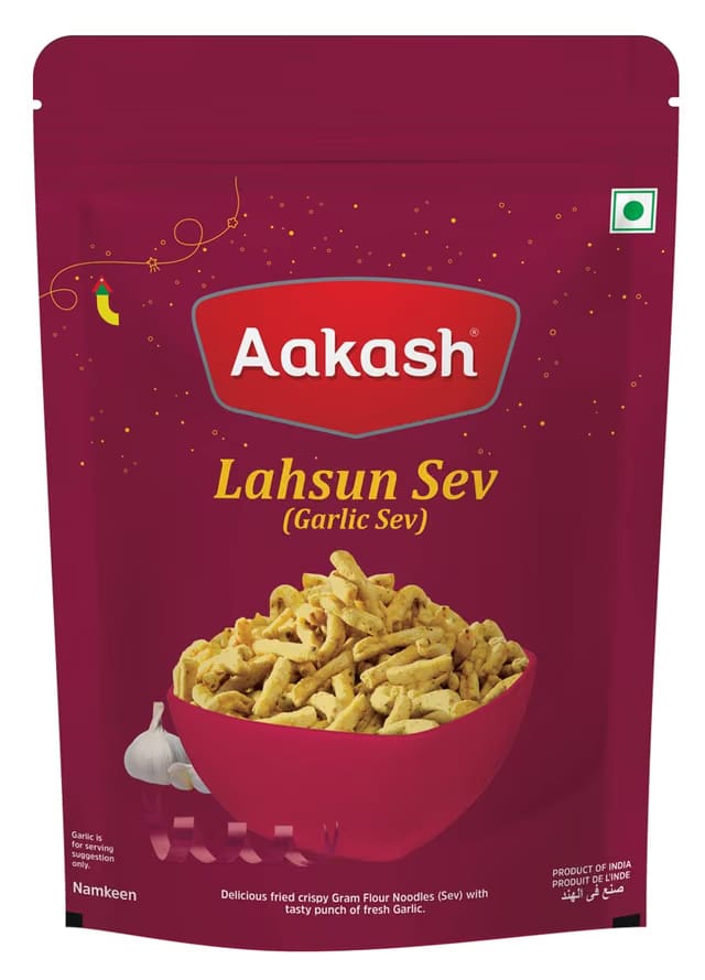 Aakash Namkeen's Lahsun (Garlic) Sev