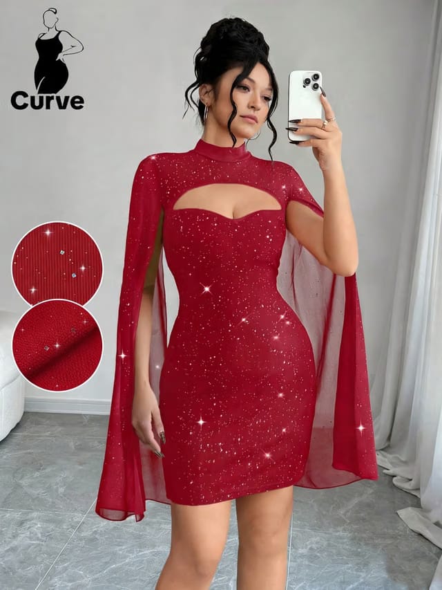Women's Plus Size Bodycon Dress