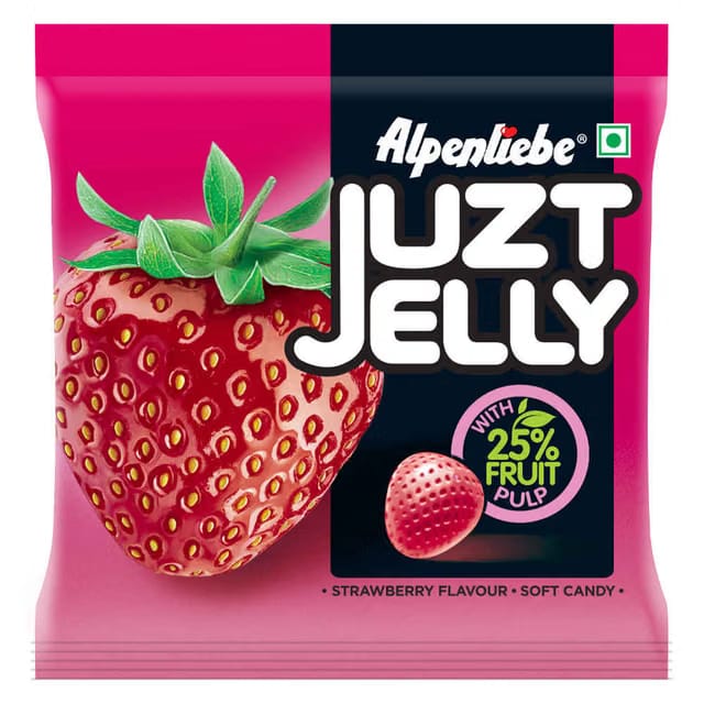 Alpenliebe Juzt Jelly Strawberry Soft Candy Pouch