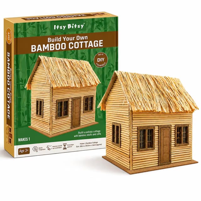 DIY Build Your Own Bamboo Cottage Kit