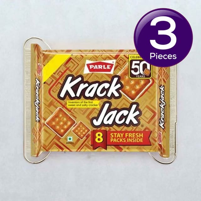 Parle Krackjack Sweet and Salty Plain Crackers