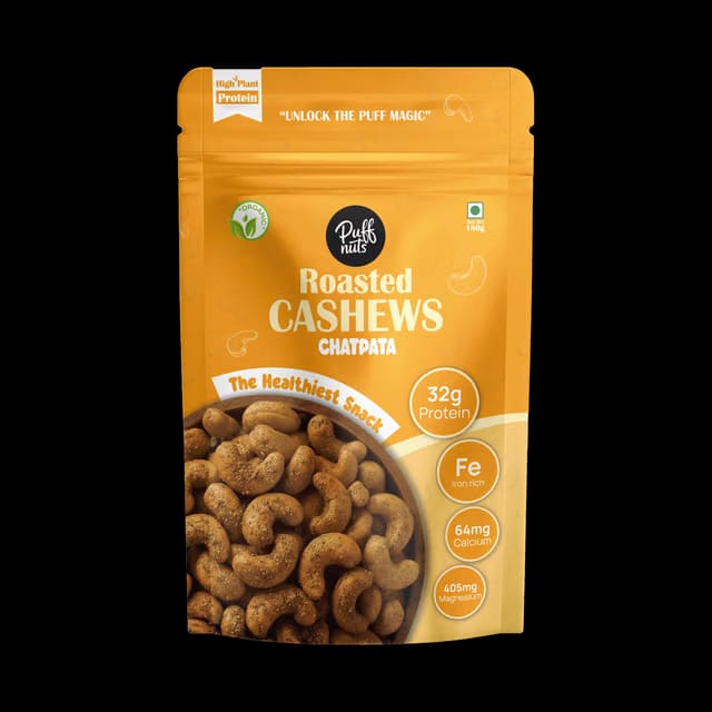 PUFFNUTS Chatpata Flavoured & Roasted Cashew