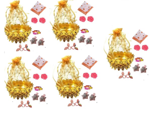 small Potli Combo kanya pujan gifts For Kids Birthday Return Gifts Party Girls/kanjak gifts for girls/Navratri Return