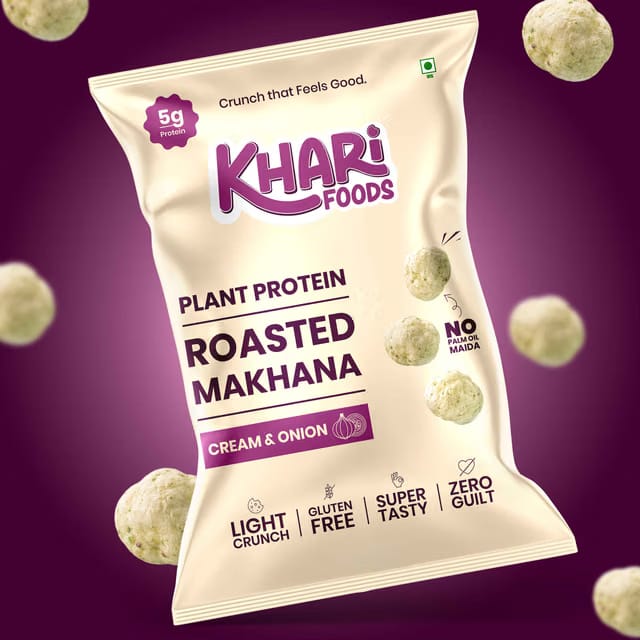 Khari Foods Roasted Cream Onion Makhana