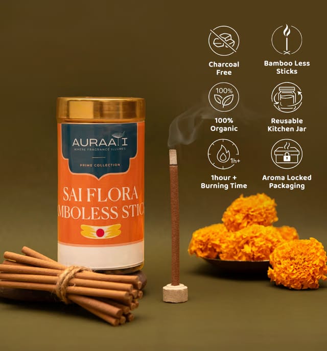 Natural Bambooless Sai Flora Dhoop
