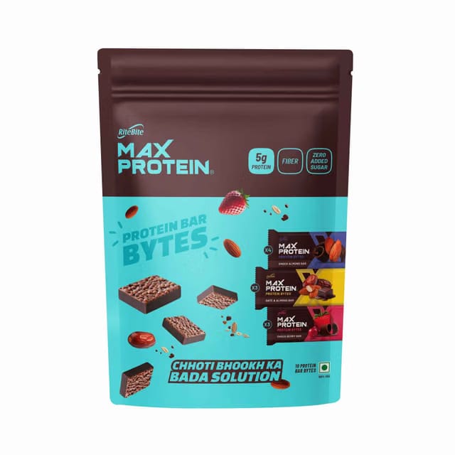 RiteBite Max Protein 5g Bytes Protein bar Assorted