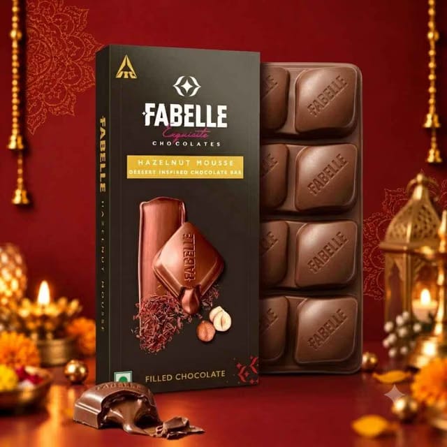 Fabelle Hazelnut Dessert Inspired Chocolate Bar