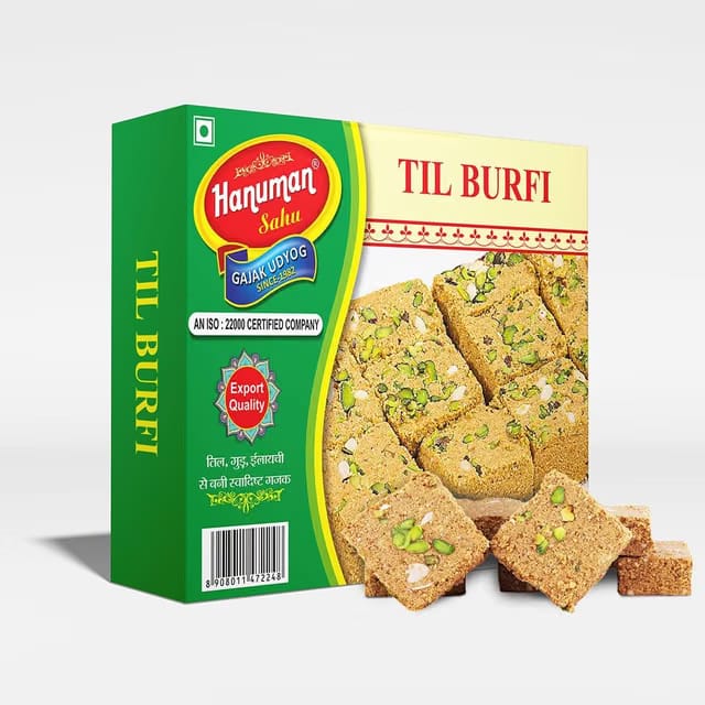 HANUMAN SAHU GAZAK UDYOG Hand Made Til Barfi Sesame Sweets