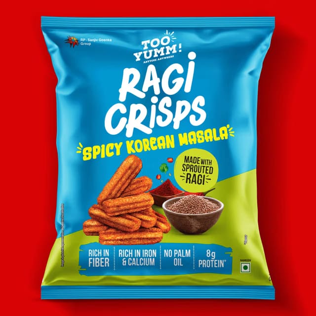 Too Yumm Ragi Crisps Spicy Korean Masala