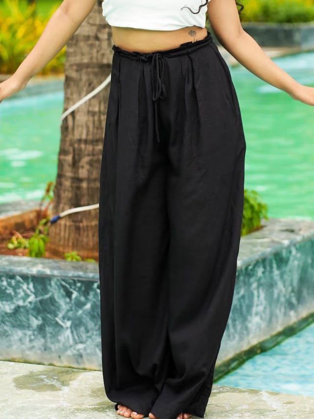 Black Relaxed Pants