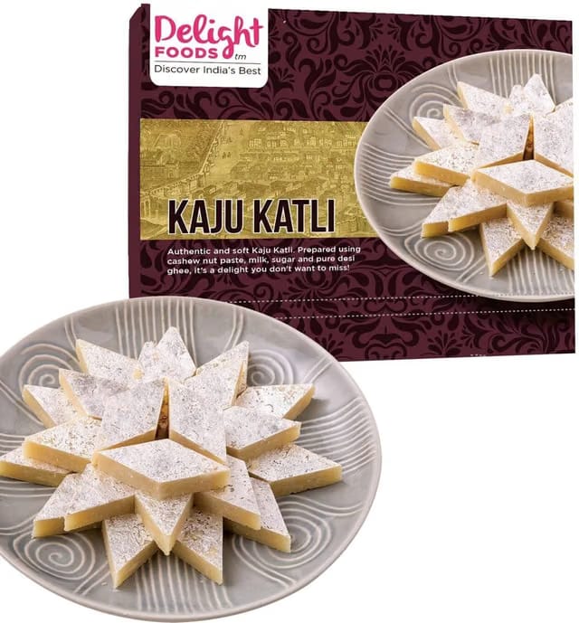 Delight Foods Kaju Katli Barfi Pack