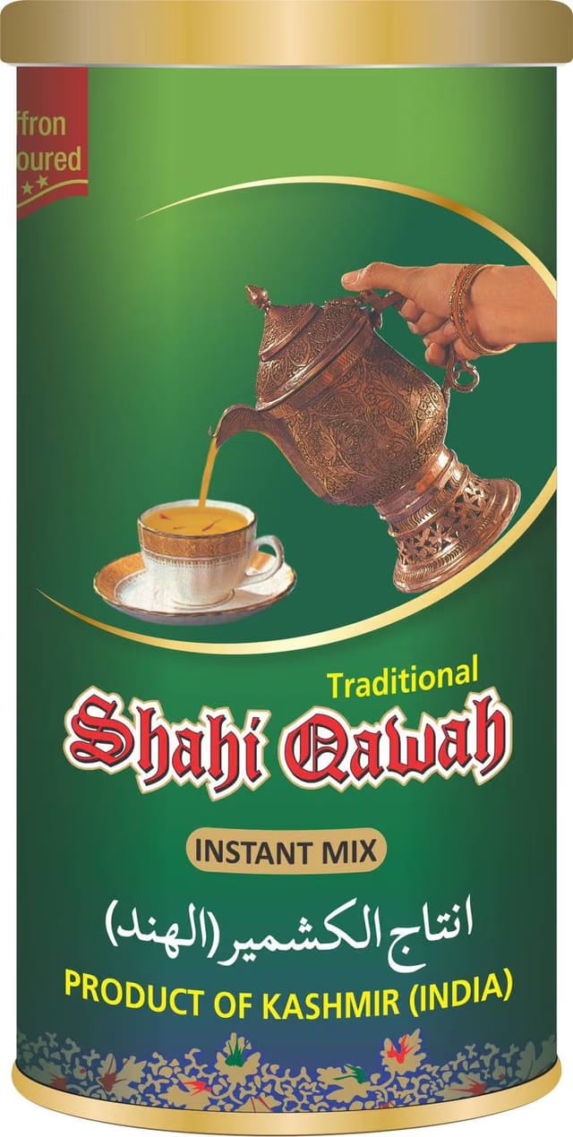 Aarafh Premium Kashmiri Shahi Qawah, Kahwa Tea Herbs Instant Tea Tin