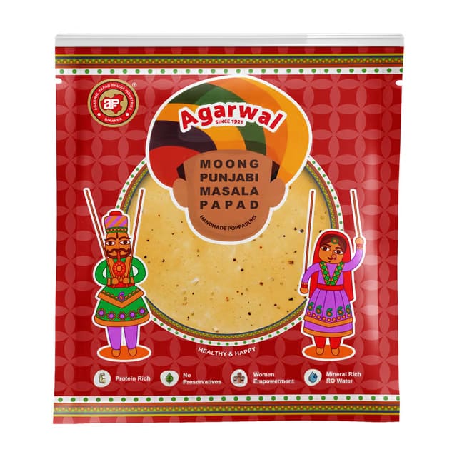 APBI Moong Punjabi Papad 7 Inch
