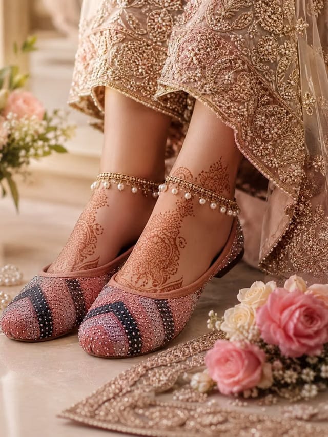 MIRAYA IMPEX Women Embellished Ethnic Mojaris Flats