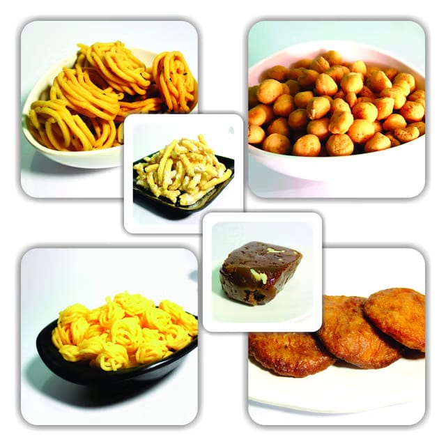 VIN Festival Snack Combo - Pack of 7 - Karaikudi Adhirasam