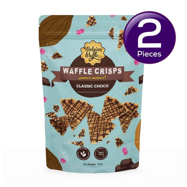 The Belgian Waffle Co Classic Chocolate Wafers
