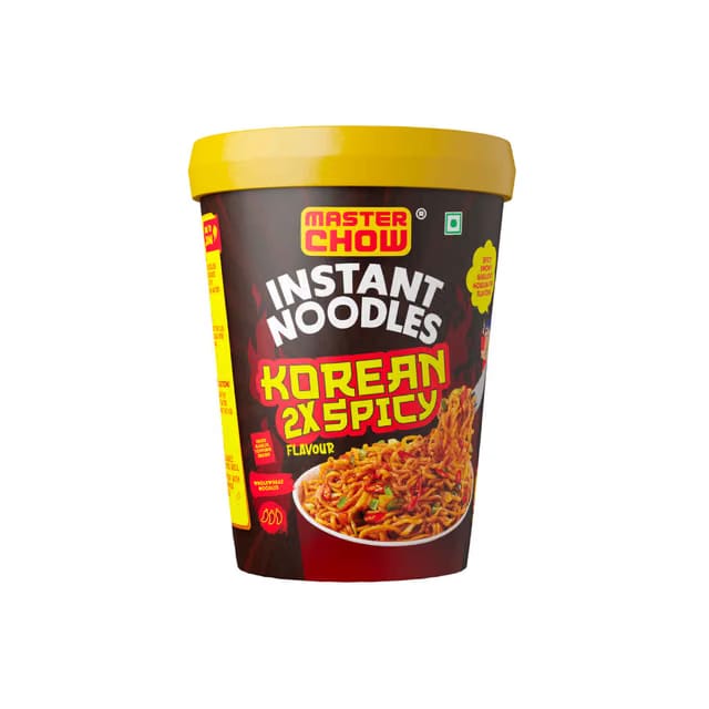 MasterChow Instant Veg Cup Noodles - Korean 2X Spicy