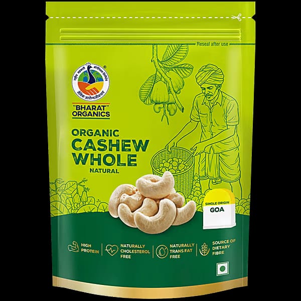 Bharat Organics Goan Cashew Whole