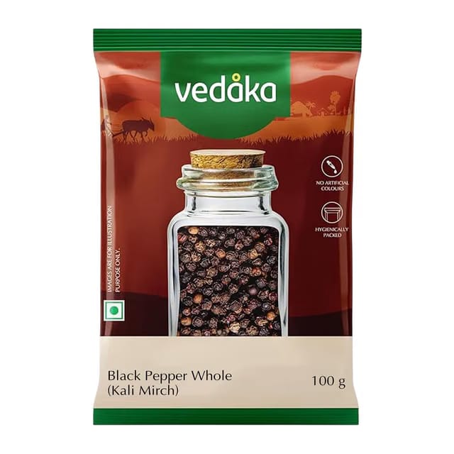 Vedaka Black Pepper Whole (Kaali Mirch) |