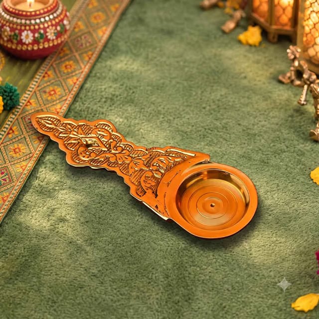 Pure Brass Camphoor Burner