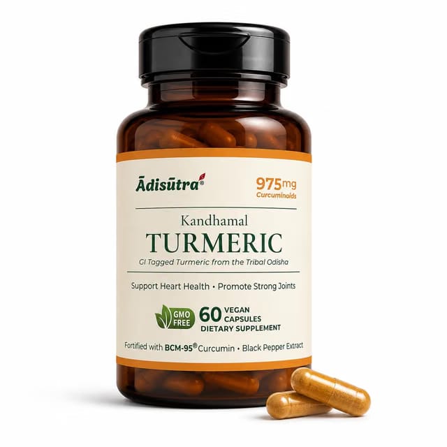 Kandhamal Turmeric Curcumin Capsules - 60 Capsules