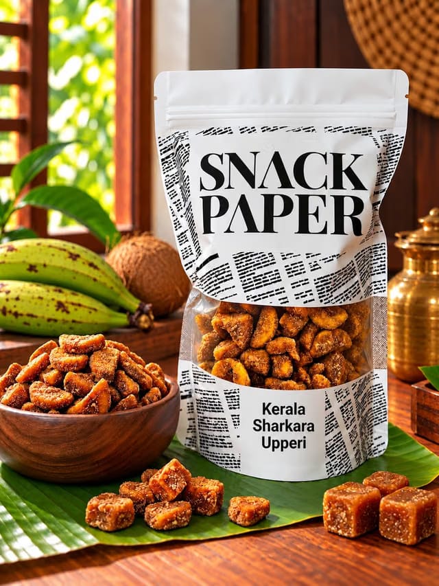 Snack Paper Kerala Sharkara Upperi