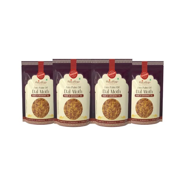 SpiceRaga Dal Moth Pack of 4 (Total 160g)