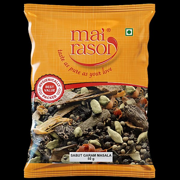 Mai Rasoi GARAM MASALA SABUT 50 gm