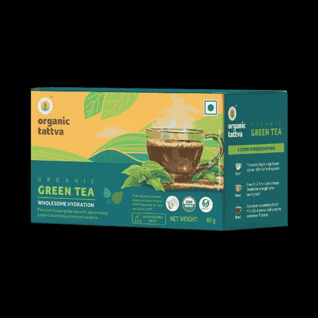 ORGANIC TATTVA Green Tea (20 teabags)