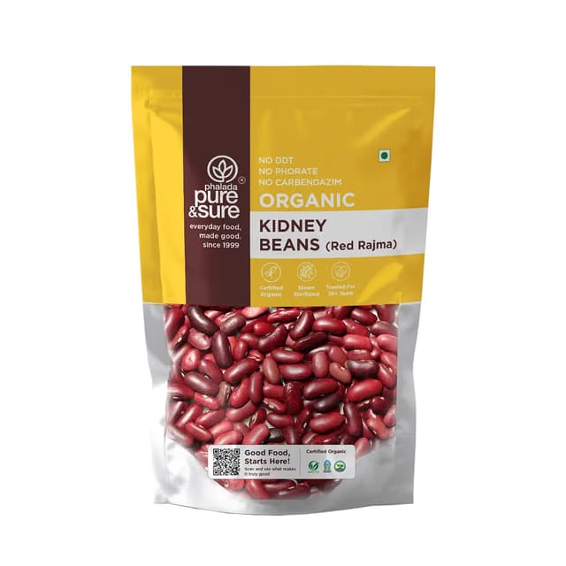 Pure & Sure Organic Red Rajma (Kidney Beans)