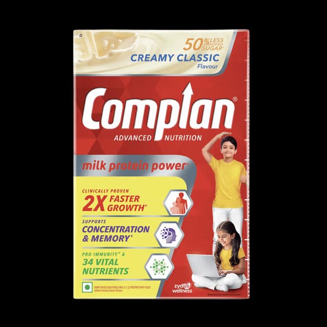 Complan Nutrition Drink Powder for Children, Creamy Classic Flavour