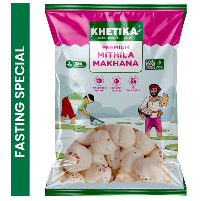 Khetika Mithila Raw Makhana