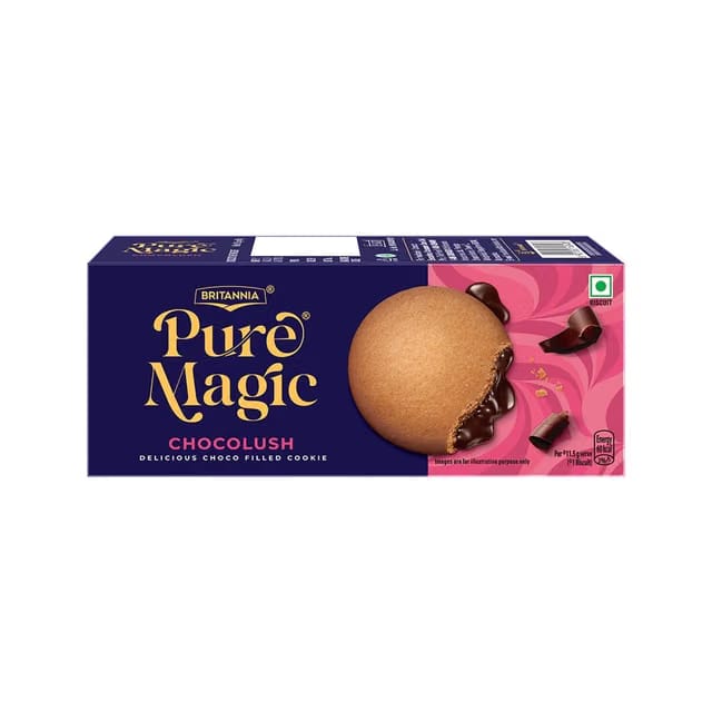 Britannia Pure Magic Chocolush Choco Filled Cookies