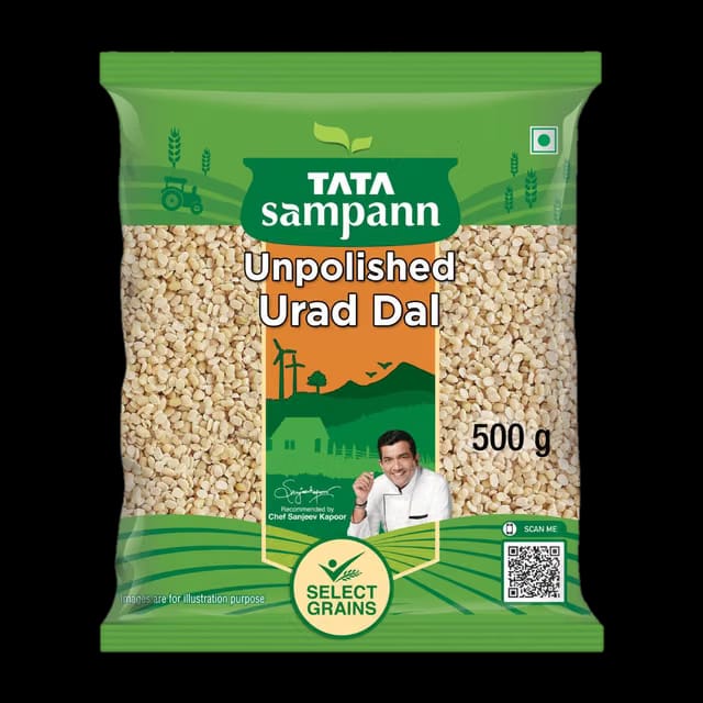 Tata Sampann Unpolished White Urad Dal (Split)