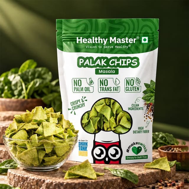 Healthy Master Baked Palak Chips