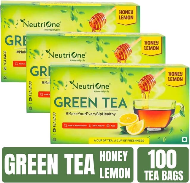NeutriOne Honey Lemon Green Tea for Weight Loss