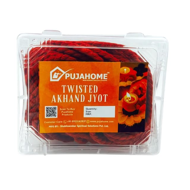 Twisted Cotton Wicks for Akhand Jyot –