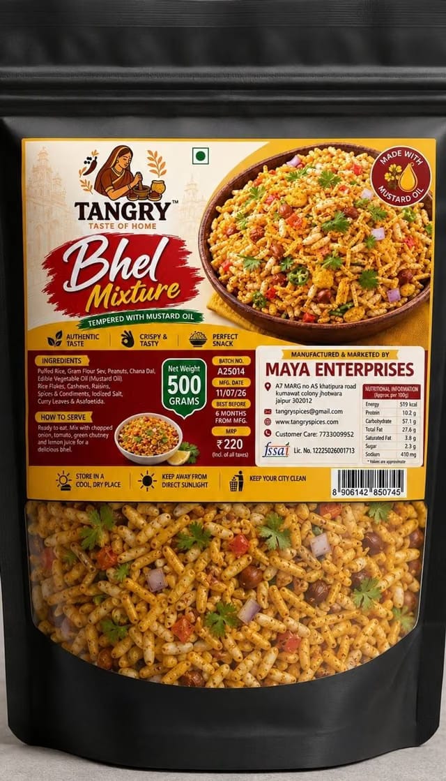 tangry Bhel mixture Jhal Muri