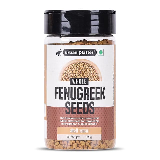 Urban Platter Whole Fenugreek Seeds, 125g (Methi Dana