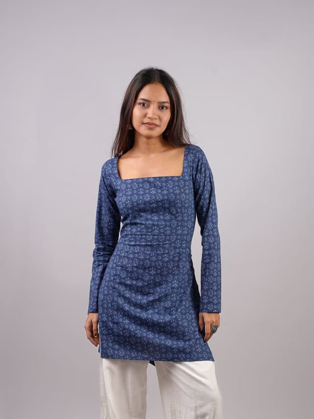 Kaira Sleeved Corset Kurti