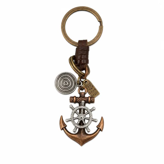Anchor Wheel Keychain