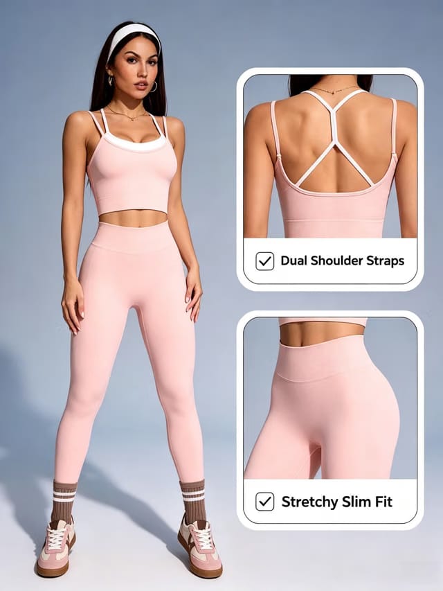 Women's Gathered Sport Set