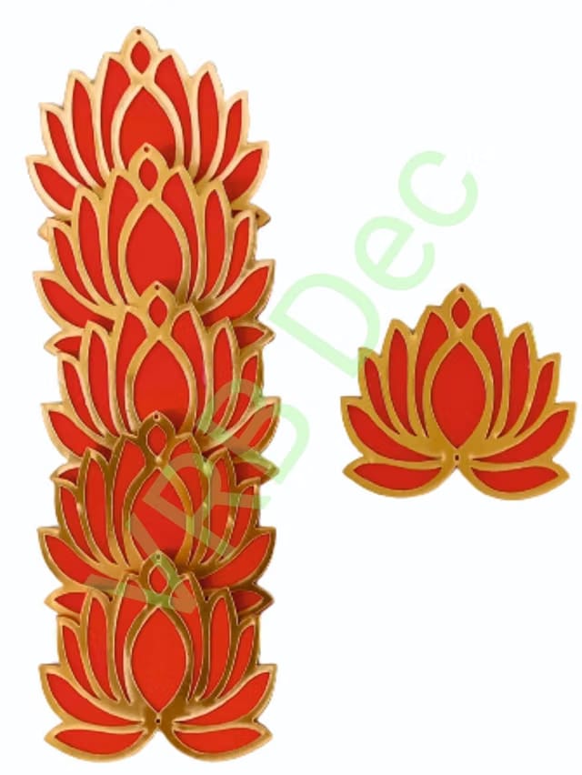 VRB DecTM Acrylic Lotus Flower Cutout