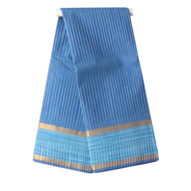 Women’s Venkatagiri Pure Cotton Saree with Golden Zari Border