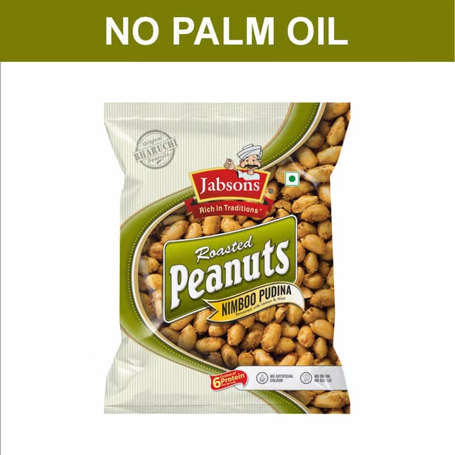 Jabsons Roasted Peanuts Nimboo Pudina